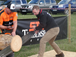 The dealer brush sawing competition