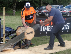 The dealer brush sawing competition