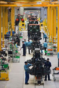 Production at Kubota Farm Machinery