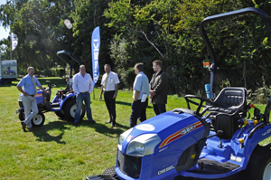 The sub 30hp compact tractors were well received