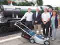 The mower was presented at West Somerset Railway