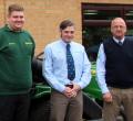 (Left to right) Nathan Setchfield, Johnathan Harpham and Ben Burgess Coates branch manager Steve Trostler