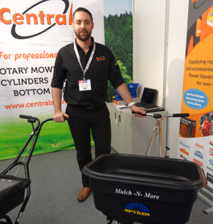 Steve Wroe on Central Spares' stand