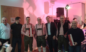 Rochfords made a presentation to the Al-Ko management team during the Bavarian evening