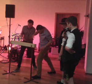 Nail hammering competition 