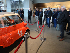 Inside the BMW museum in Munich