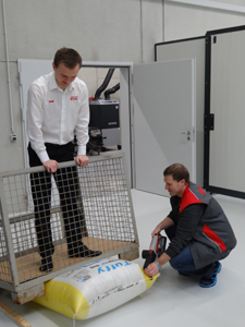 Blower testing with Lewis Anderson