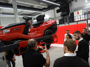 A ride-on had been re-engineered based on demands from the UK market