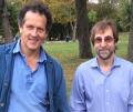 Monty Don and Brian Radam