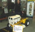 Andrew Bolter with the restored Cub Cadet International 76