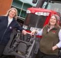 L-R: Philippa Wiltshire, Red Tractor Assurance's Communications Manager and Lindsay Haddon, Massey Ferguson's Marketing Manager