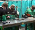 Apprentices in the workshop at John Deere's new Apprentice Training Centre