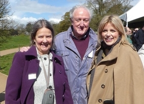 Robin Lennie, md Stihl GB (c) with Ellie Harrison (r) and Liz Lennie 