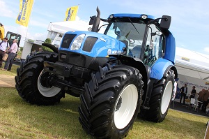 How long might it be before New Holland dealers are retailing the brand’s methane-powered tractor? 