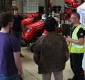 Oxford engineering students touring Ariens UK