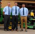 Chris Pateman, Ben B Turner and Paul Thomas of Ben Burgess GroundsCare
