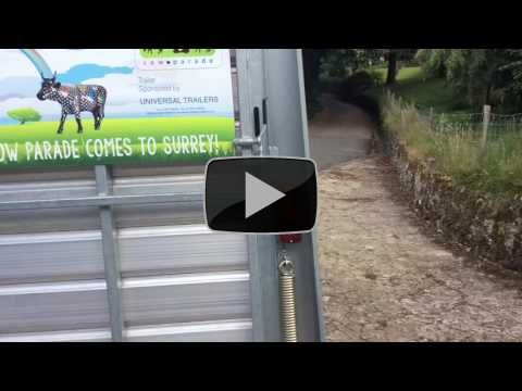 Moo Holland by Jenny Leonard Art. Cow parade Surrey.