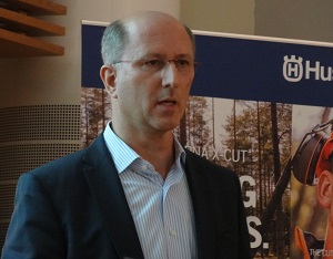 Pavel Hajman, President of Husqvarna Division introduced the new chain to the press in Huskvarna this week
