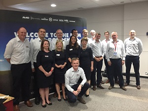 The Rochford’s team at the end of a long and successful week