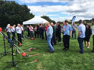 Donald Young walking a group through the MITOX range