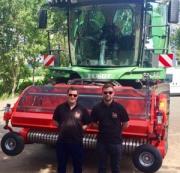 Griff and Ben, the Harper Adams University placement students at RVW Pugh