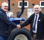 L-R: EGRFC Chairman Bob Marsh and Steve Everton, Yeowart Agricultural Ltd sales manager