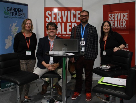 The Service Dealer team - L-R: Nikki Verlaan; Duncan Murray-Clarke; Steve Gibbs; Michelle Elford