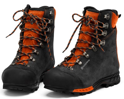 Functional Chainsaw Leather Boots from Husqvarna