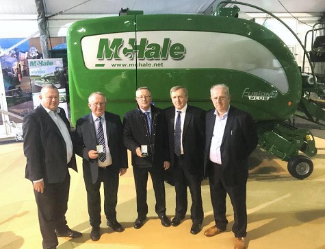 The award presentation was pictured on McHale's Facebook page