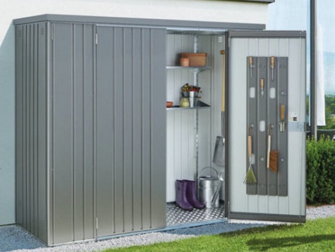 The Europa garden and tool shed from Biohort. Photo: Biohort