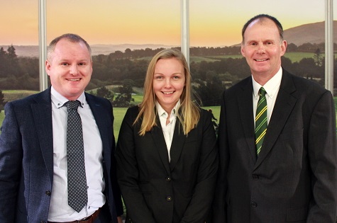L-R: Brian D’Arcy, Joanne Gregory and Richard Charleton 