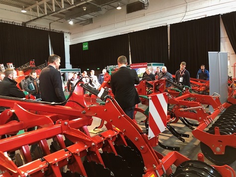 Some of the equipment on display at the Kverneland Future of Farming Expo 2020