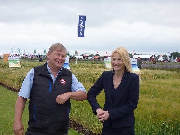 Keith Christian and Ruth Bailey at Cereals 2021