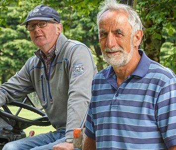 Course manager Anthony Morissey (left) with John Moloney, chairman of the course committee