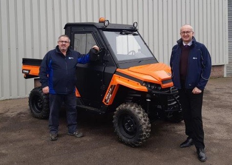 L-R: Ravenhill's groundcare sales manager, Brian Smith and managing director, John Wills