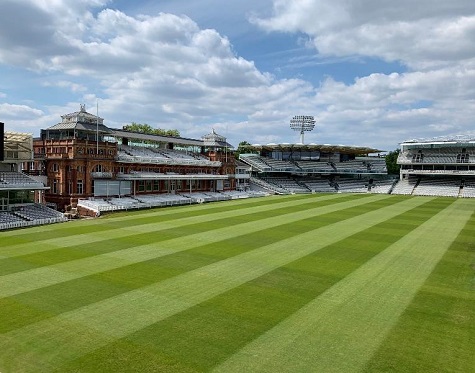 Karl McDermott sent this picture of his work at Lord's, mostly carried out alone under lockdown