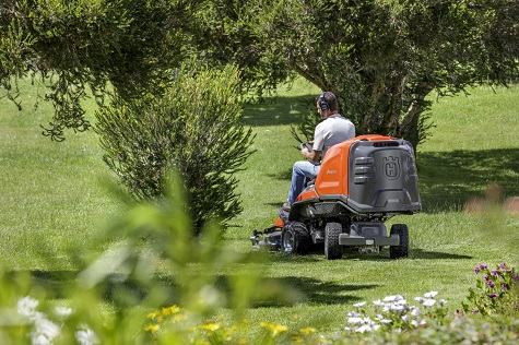 The dispute is over engines for ride-on mowers