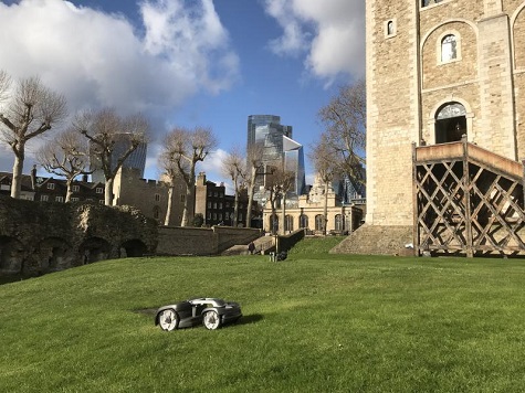Husqvarna Automower at The Tower of London