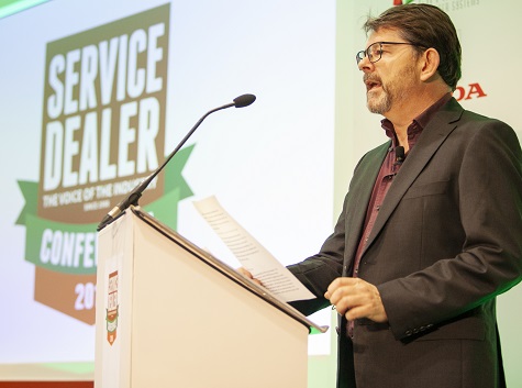 Service Dealer owner Duncan Murray-Clarke presenting at the 2019 Conference