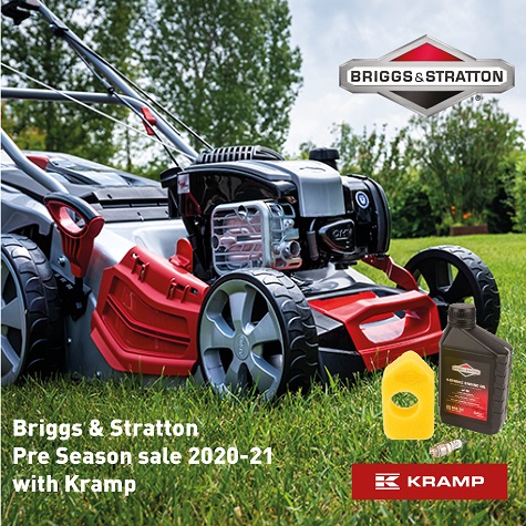 The Briggs and Stratton Pre-Season is now available via the Kramp webshop
