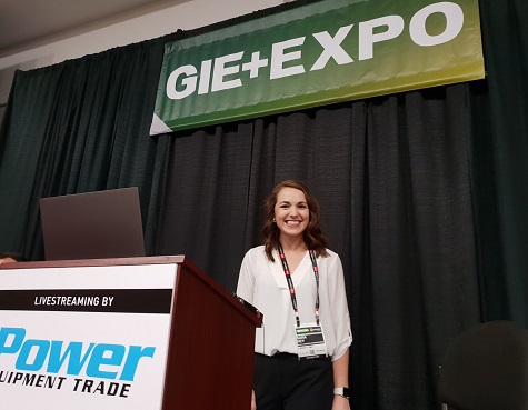 Sara Hey at 2019's GIE+EXPO