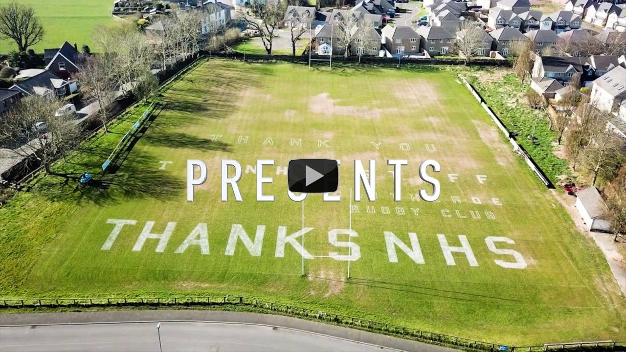 Thank you to the NHS with the TinyLineMarker GPS fully autonomous pitch line marking robot
