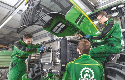 Apprentices at work