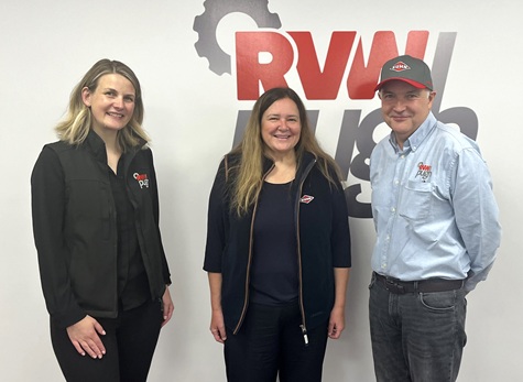 L-R: Emma Pugh, Sian Pritchard and Robert Pugh