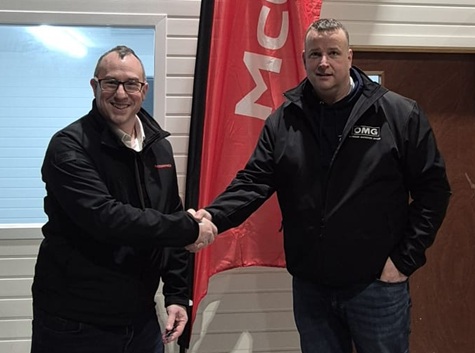 Gareth Murray with Richard Haines