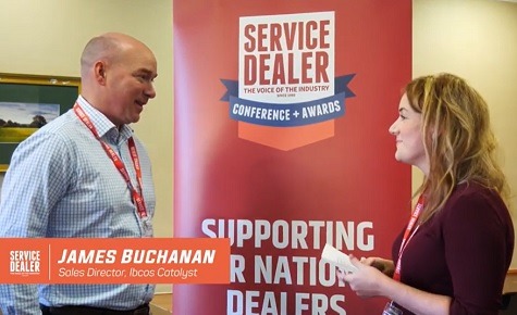 James Buchanan speaking to Service Dealer's Kate Godber