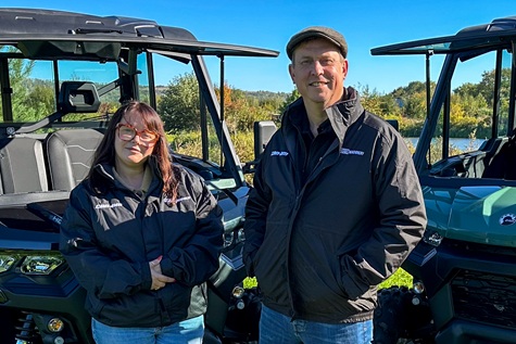 Rachael Turner and James Marks