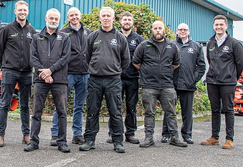 The team at the new depot