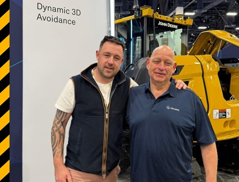 Ash Mills, managing director and co-founder of Machinetech and Dan Leaney, global managing director at Xwatch Safety Solutions