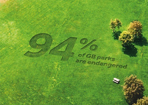94% of green space is on an endangered list